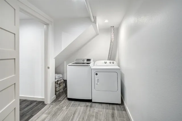 a room with storage and utility