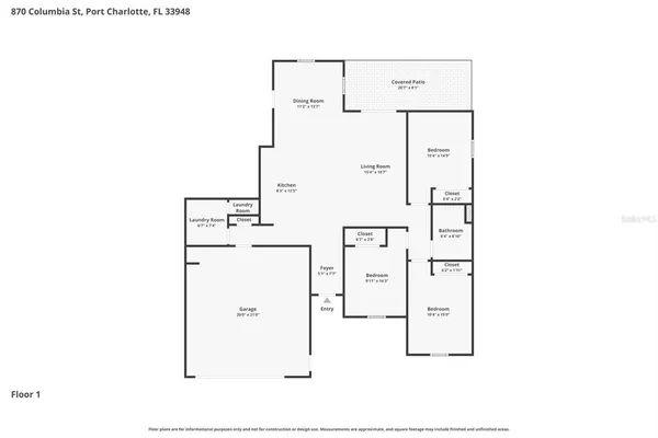 $2,100 | 870 Columbia Street, Port Charlotte, FL 33948
