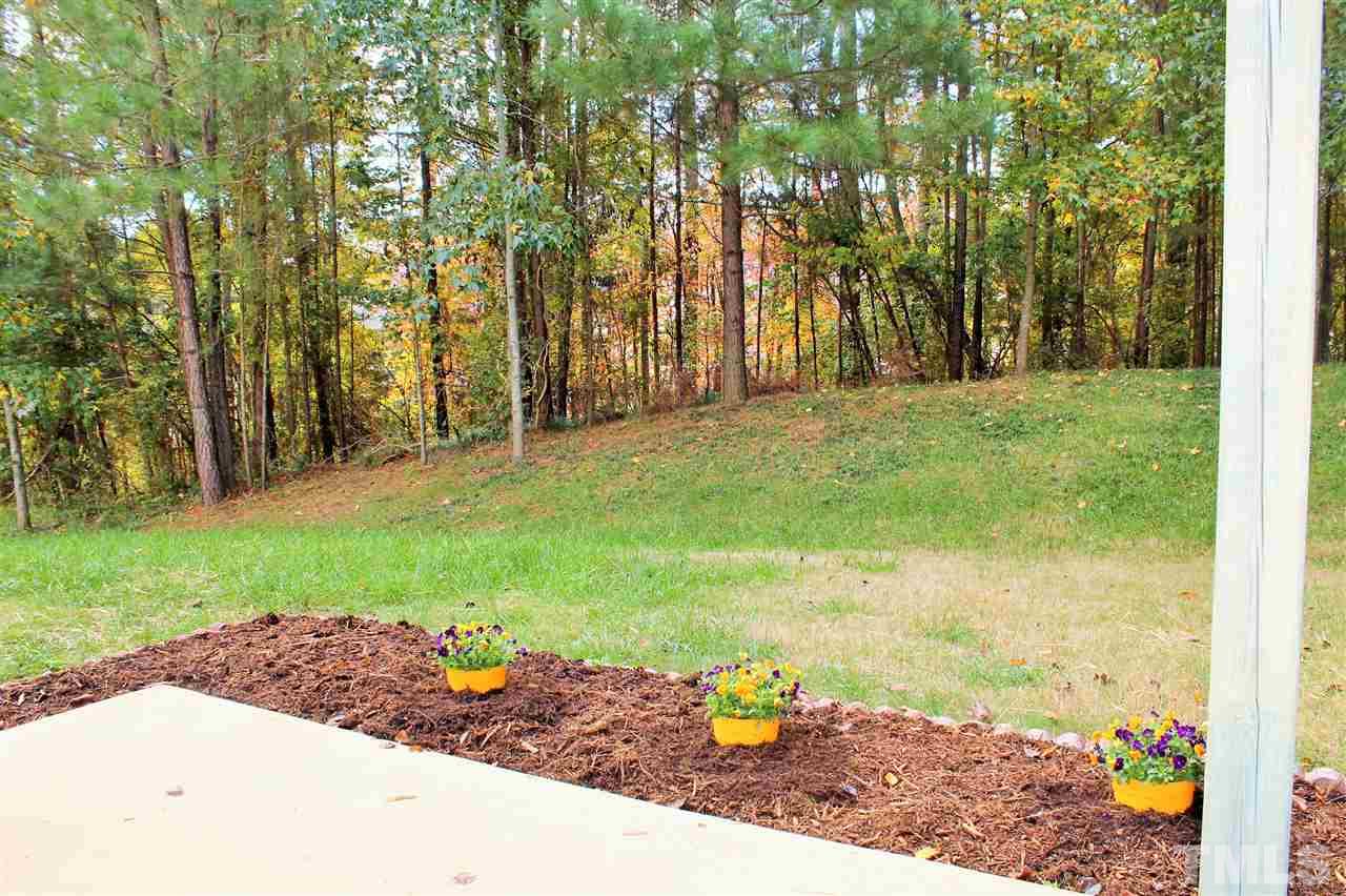 5022 Gable Ridge Drive Durham, NC 27713 - Photo 19 of 24 a view of a yard with an outdoor space