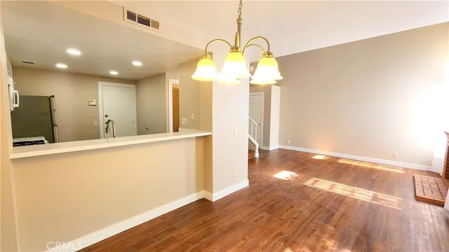 a view of a living room with a sink