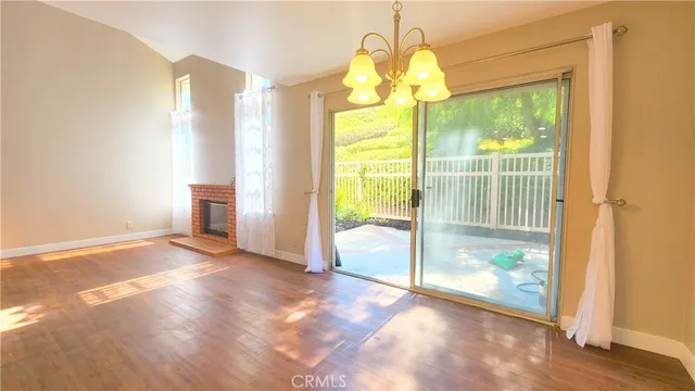a view of livingroom with window