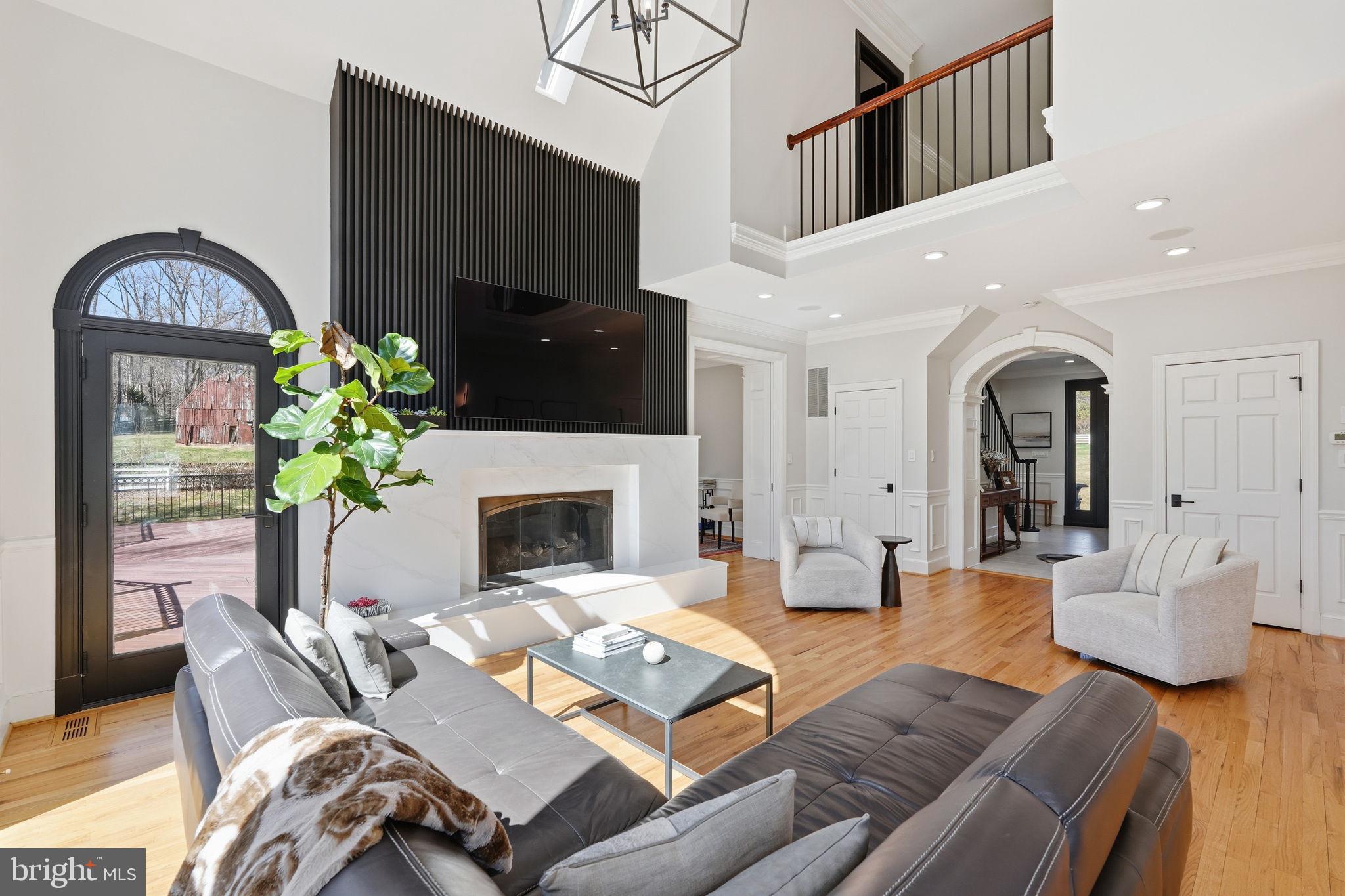 310 Springvale Road Great Falls, VA 22066 - Photo 7 of 59 Custom Fireplace