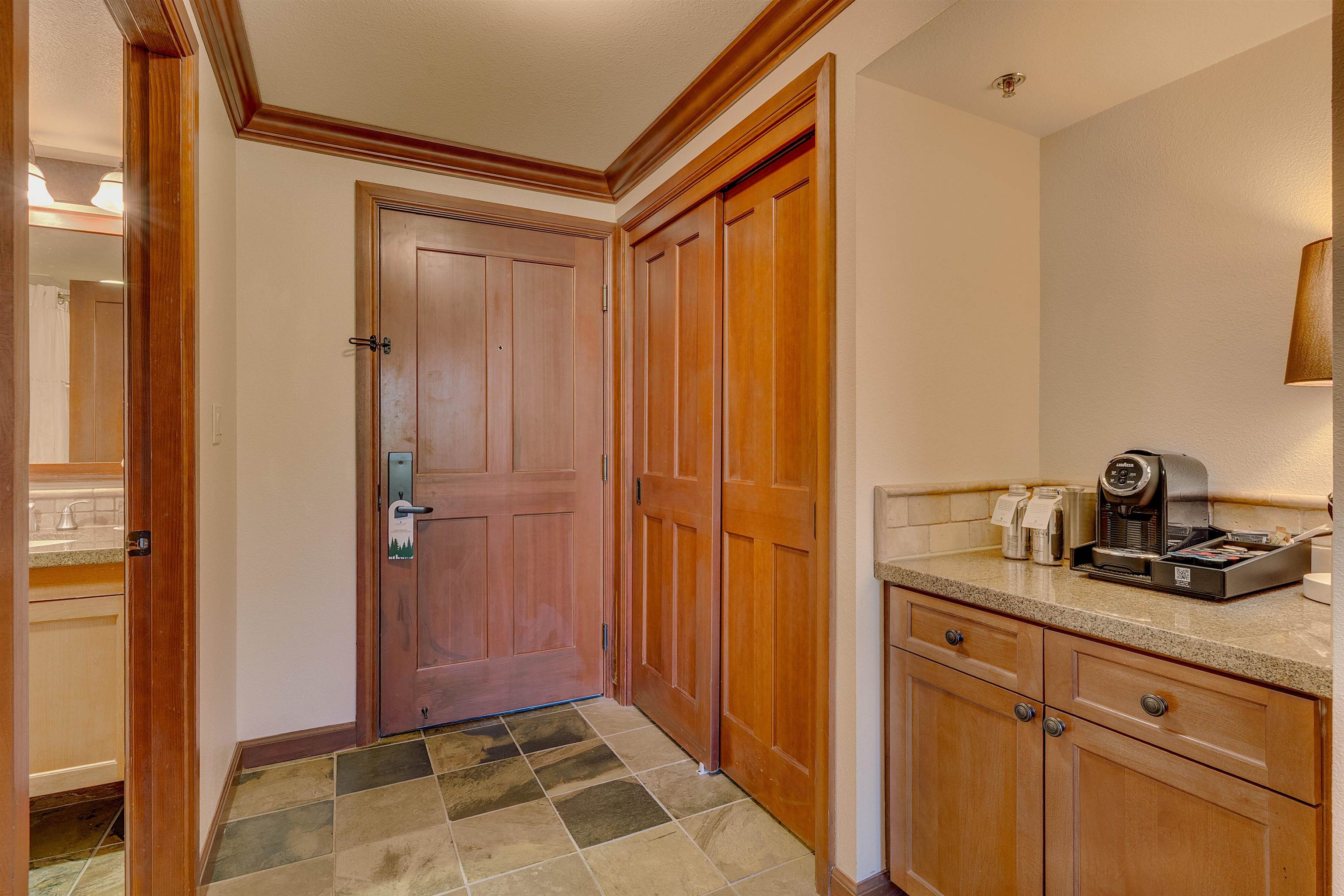 400 Resort Road, Unit 310 312 Olympic Valley, CA 96146 - Photo 8 of 21 a bathroom with a sink and a mirror