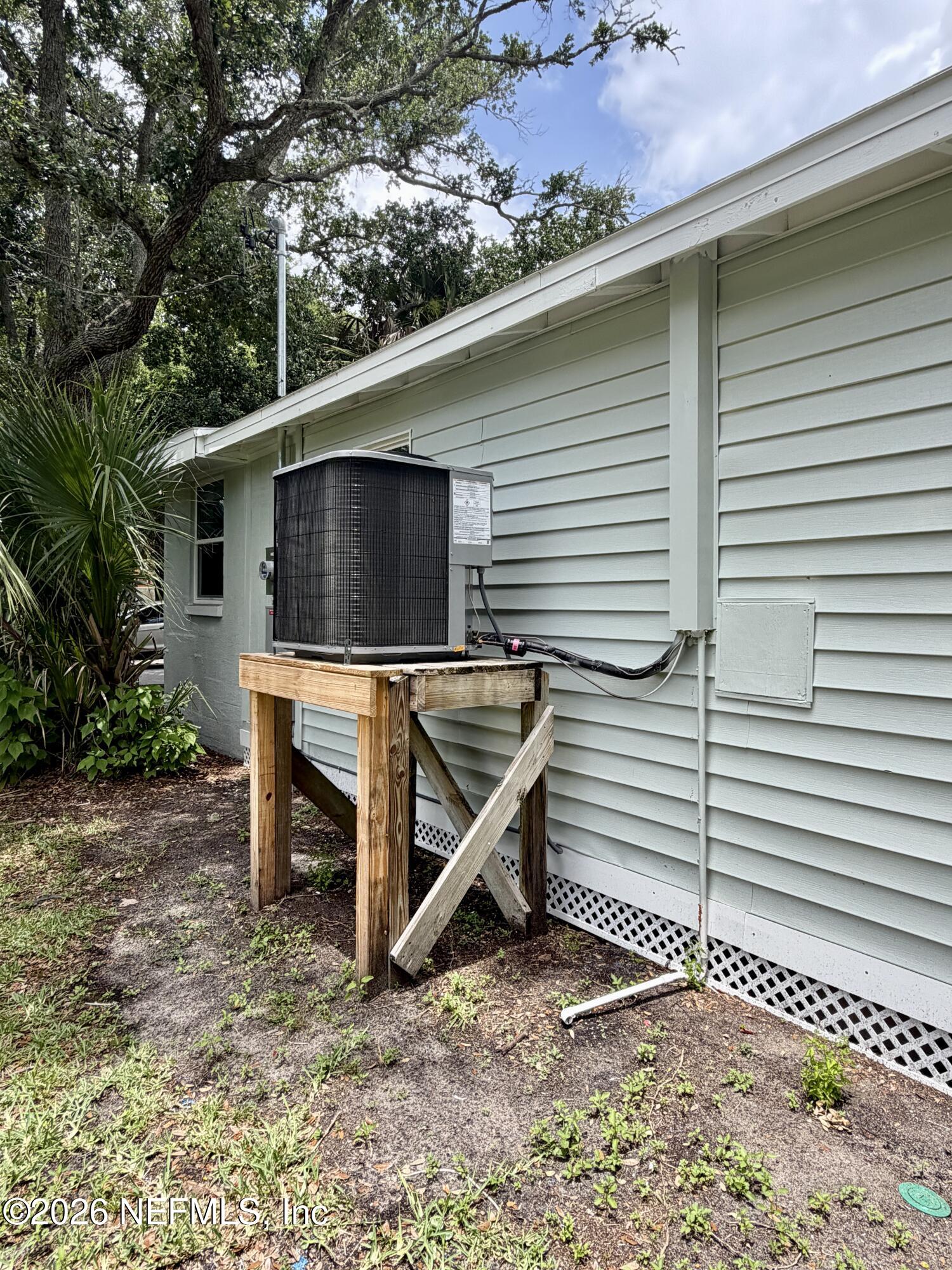 153 Twine Street St. Augustine, FL 32084 - Photo 30 of 30 Elevated AC Unit