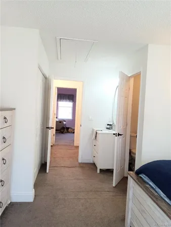 a view of a room with closet