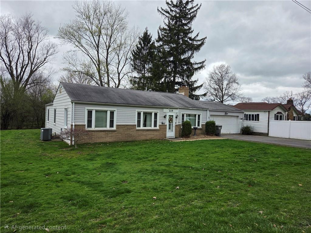 225 Fairway Lane Butler, PA 16002 - Photo 2 of 43 a front view of a house with a garden