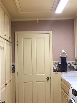 935 Crescent Bend Fallbrook, CA 92028 - Photo 19 of 25 Look Up & check out the attic access with stairs for your extra storage items.