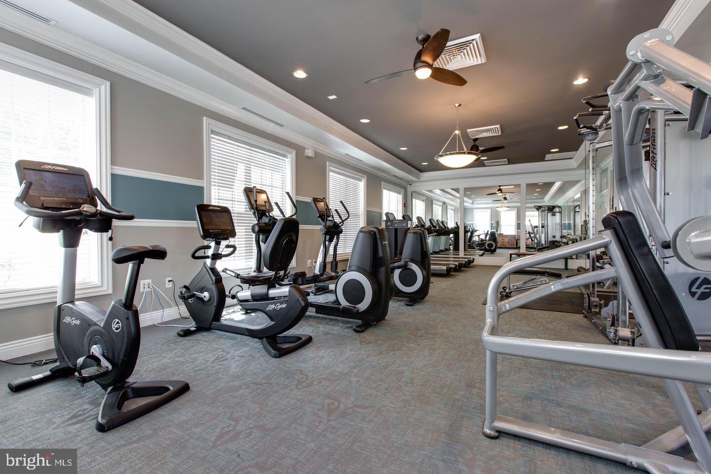 2119 Split Creek Lane Hanover, MD 21076 - Photo 48 of 55 a view of a room with gym equipment