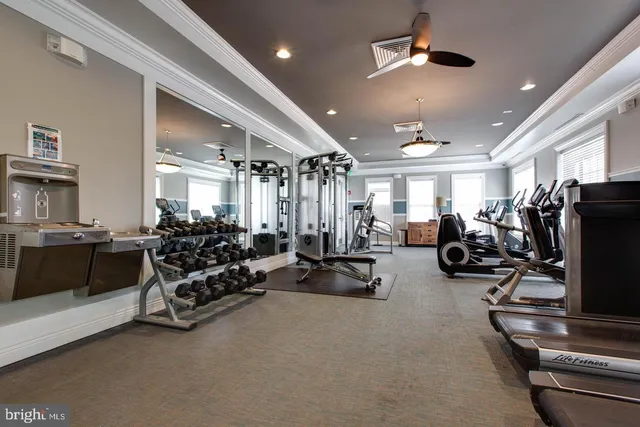 a view of a park with slide