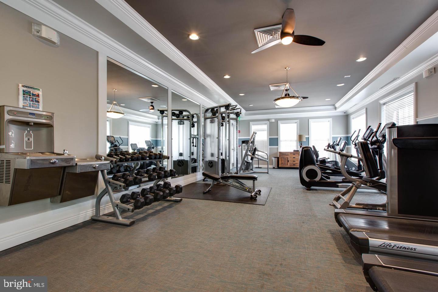 2119 Split Creek Lane Hanover, MD 21076 - Photo 50 of 55 a view of a room with gym equipment