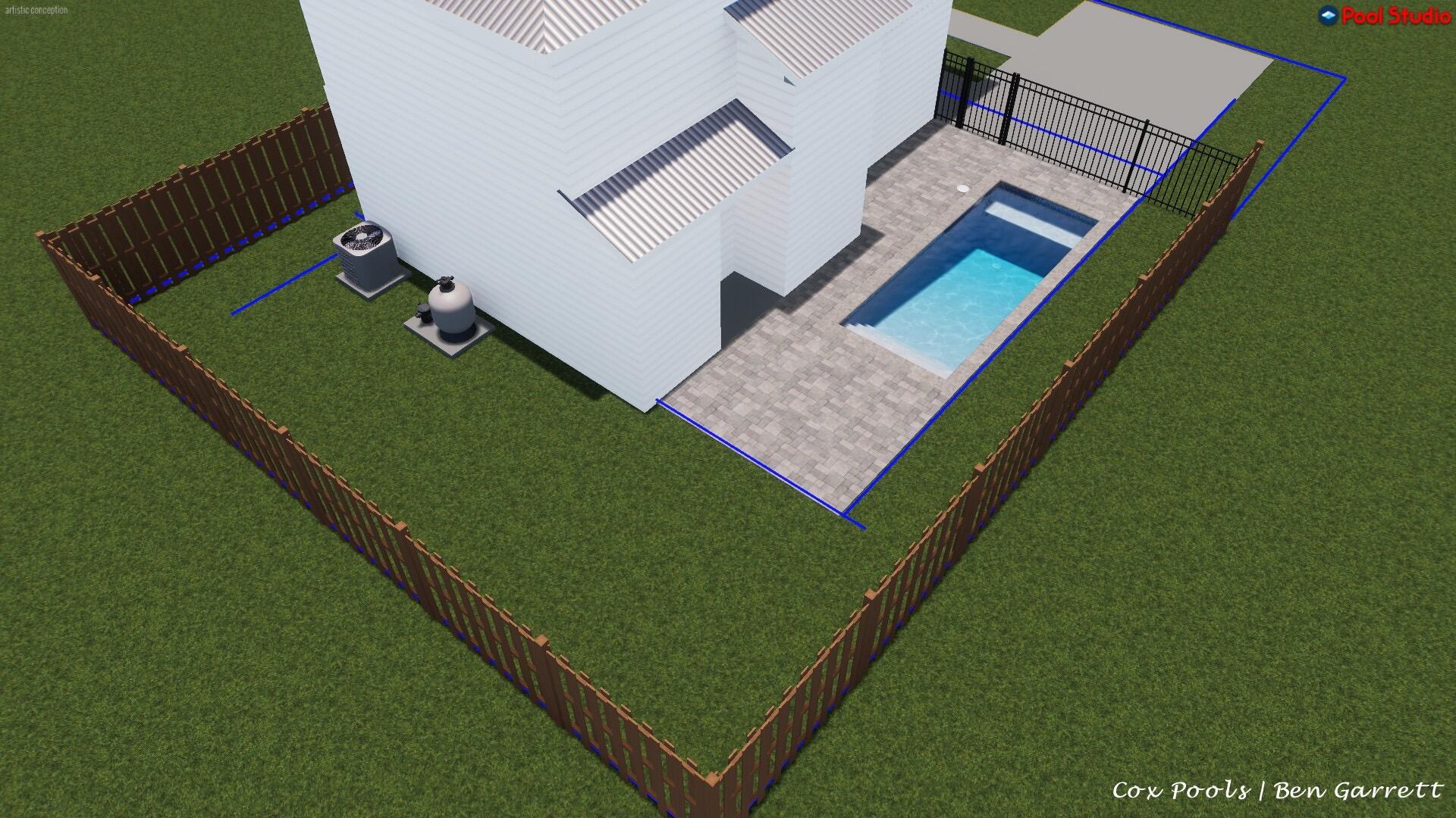 178 Redfish Circle Santa Rosa Beach, FL 32459 - Photo 32 of 43 pool rendering2