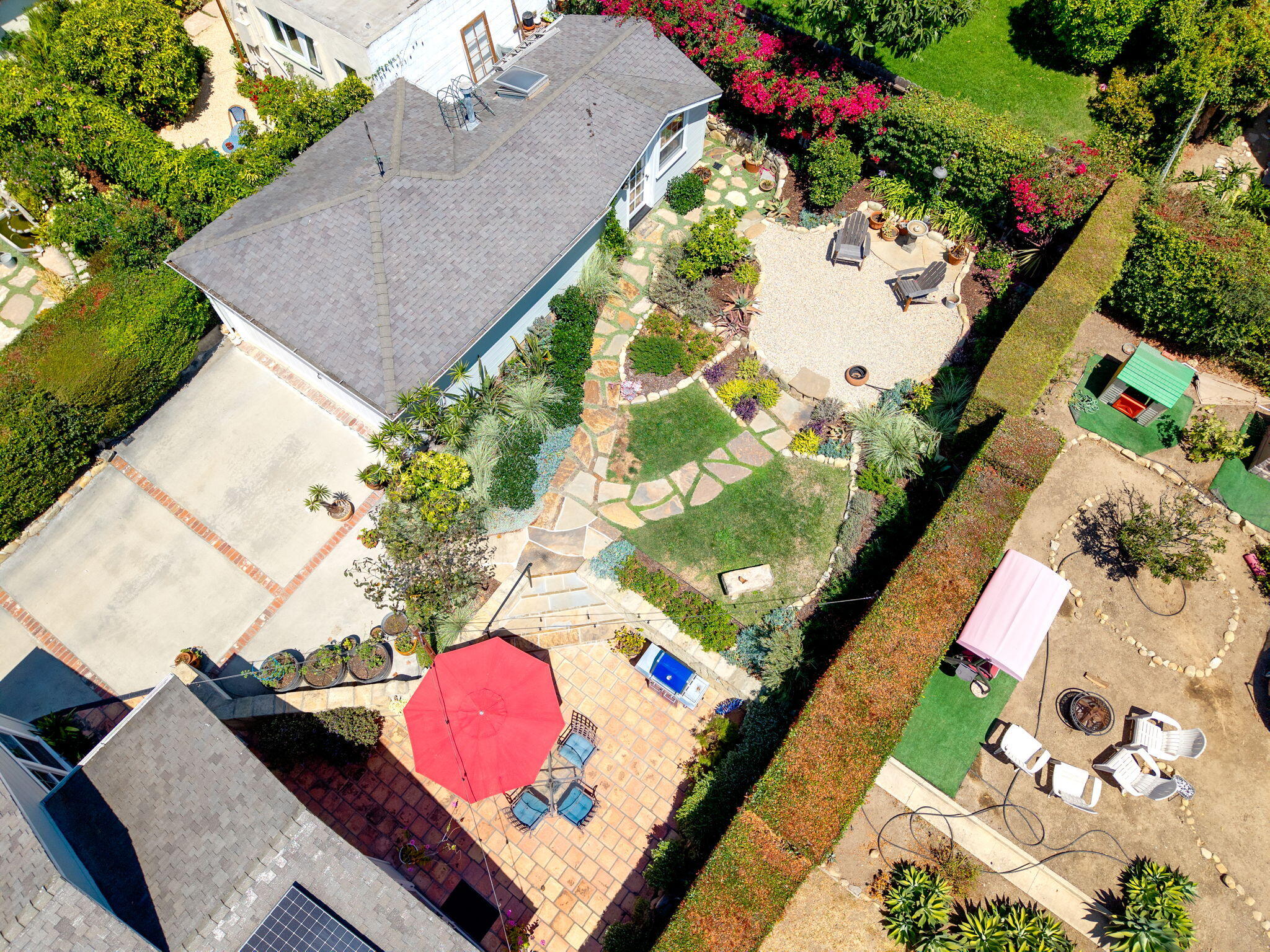 2228 Chapala Street Santa Barbara, CA 93105 - Photo 29 of 31 an aerial view of a house