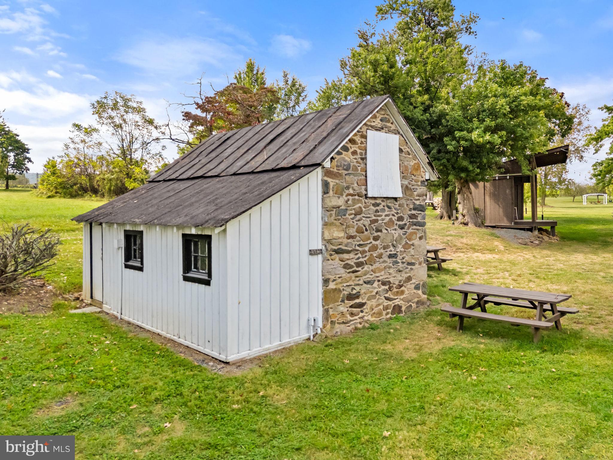 14001 Harpers Ferry Road Purcellville, VA 20132 - Photo 23 of 70 Original spring house with workshop lean-to