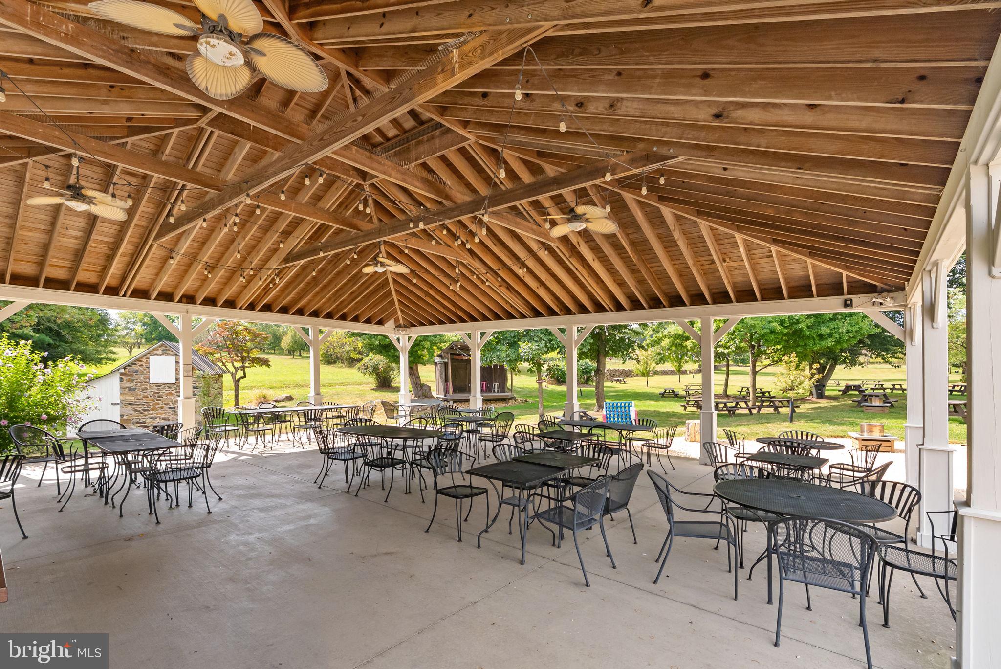 14001 Harpers Ferry Road Purcellville, VA 20132 - Photo 40 of 70 The pavilion with plentiful seating and bar