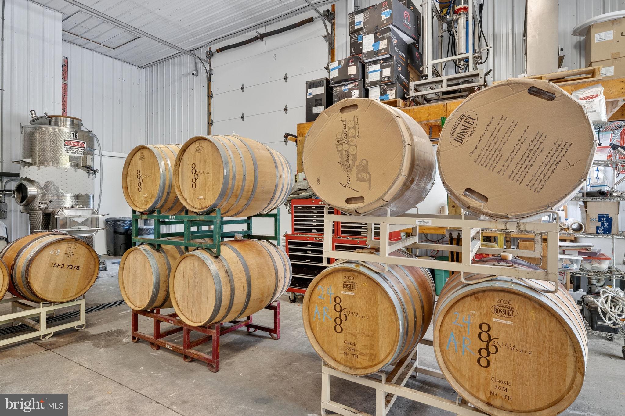 14001 Harpers Ferry Road Purcellville, VA 20132 - Photo 63 of 70 Inside the barrel room