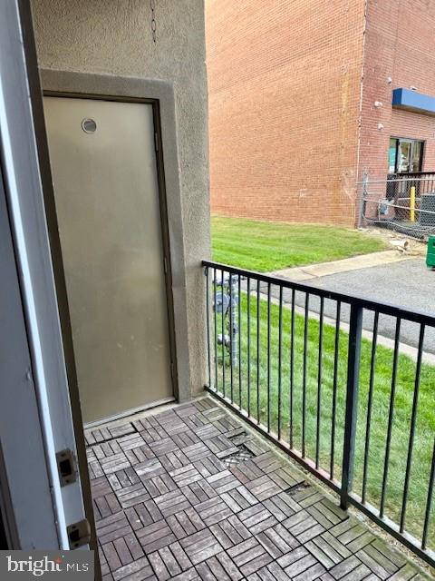 11800 Old Georgetown Road, Unit 1104 North Bethesda, MD 20852 - Photo 17 of 17 a view of balcony with wooden floor