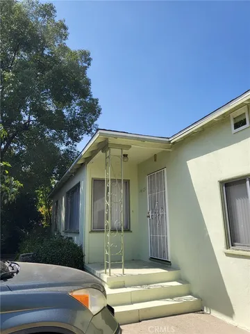 a view of a house with a patio