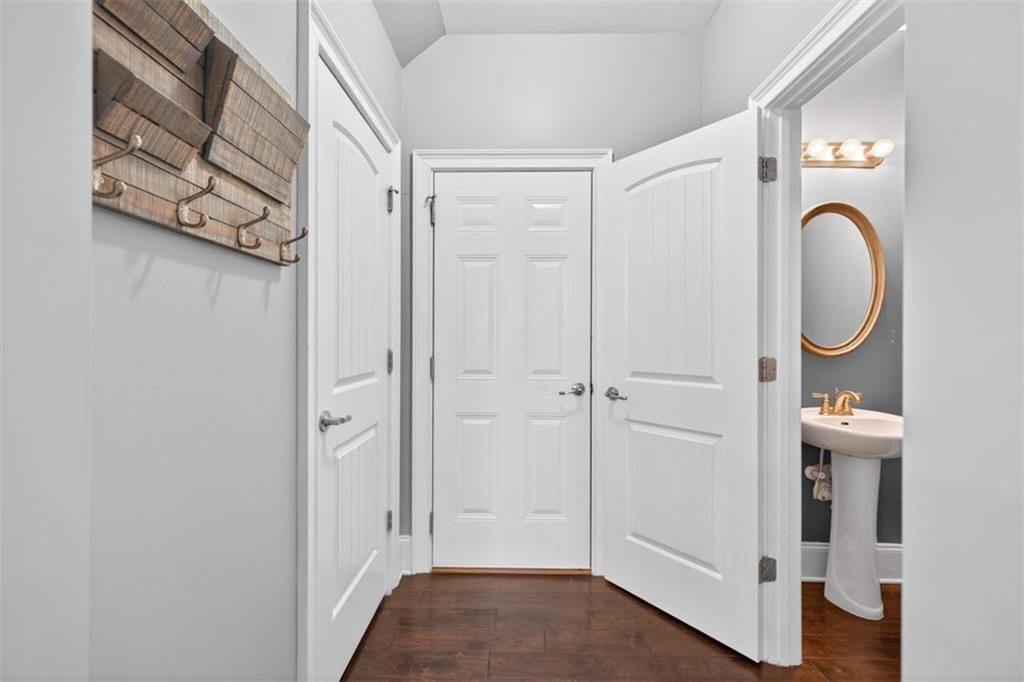 2854 Jordan Oaks Lane, Unit 8 Decatur, GA 30033 - Photo 14 of 41 a view of a hallway with wooden floor and closet