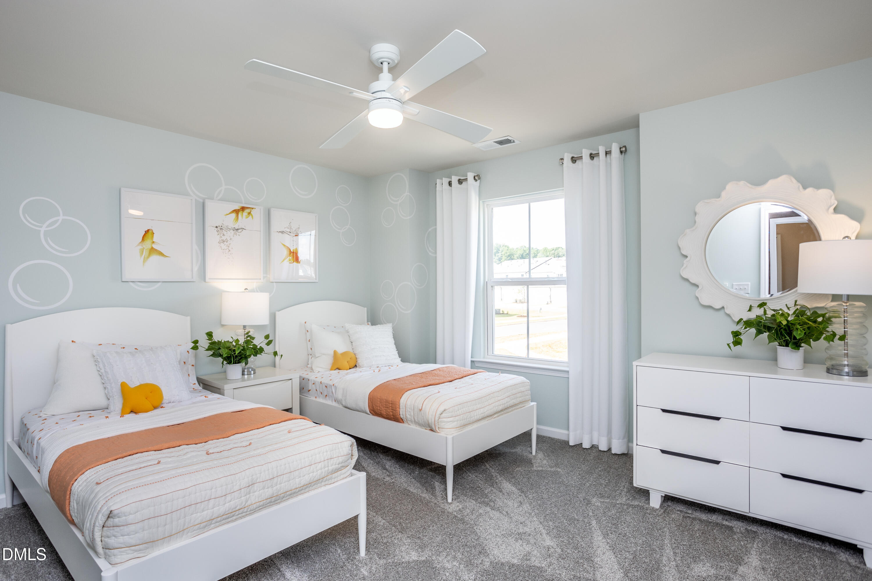 636 Fosterton Cottage Way Raleigh, NC 27603 - Photo 16 of 29 a bedroom with 2 bed and a window