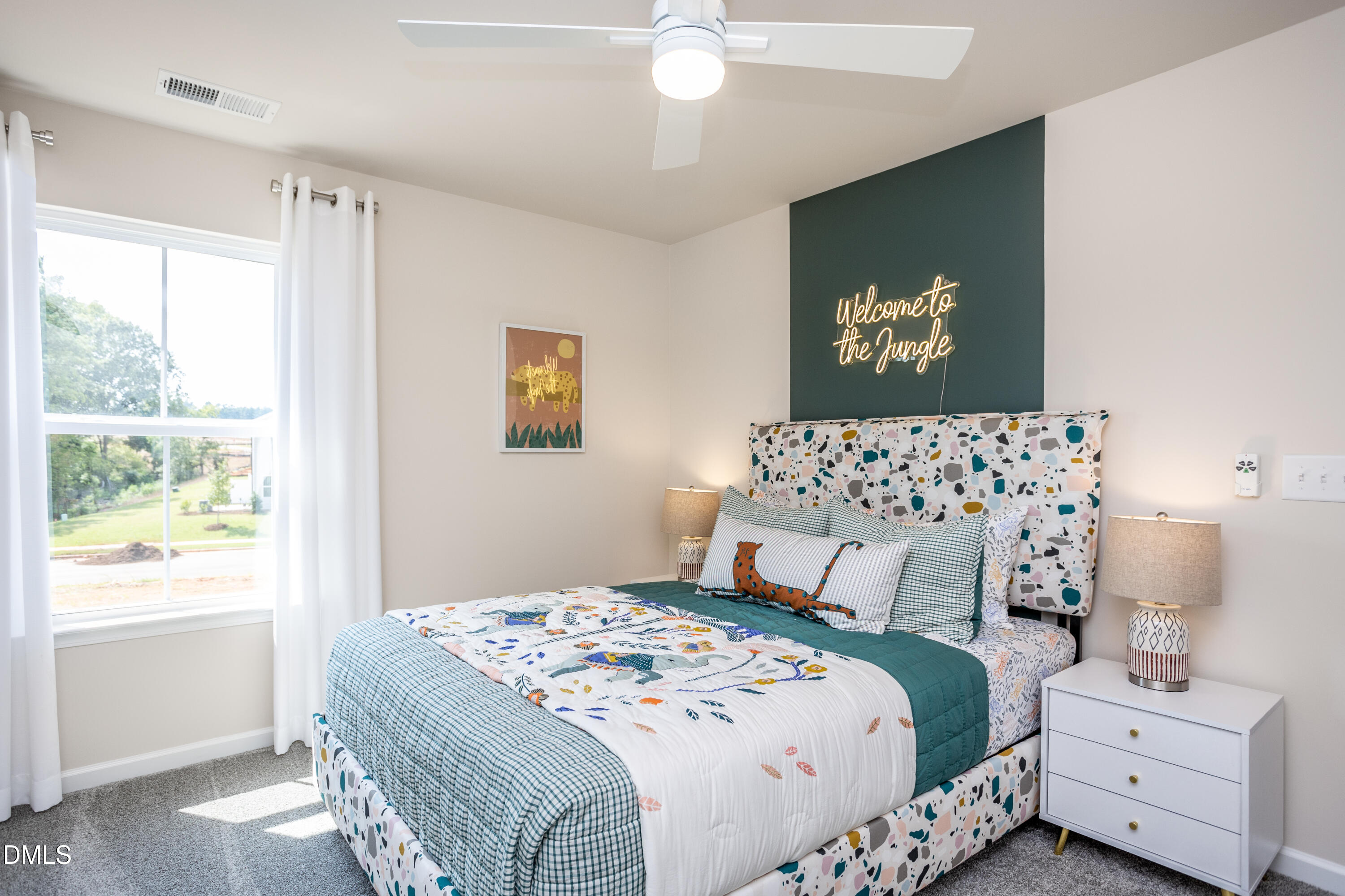636 Fosterton Cottage Way Raleigh, NC 27603 - Photo 18 of 29 a bedroom with a bed and a window