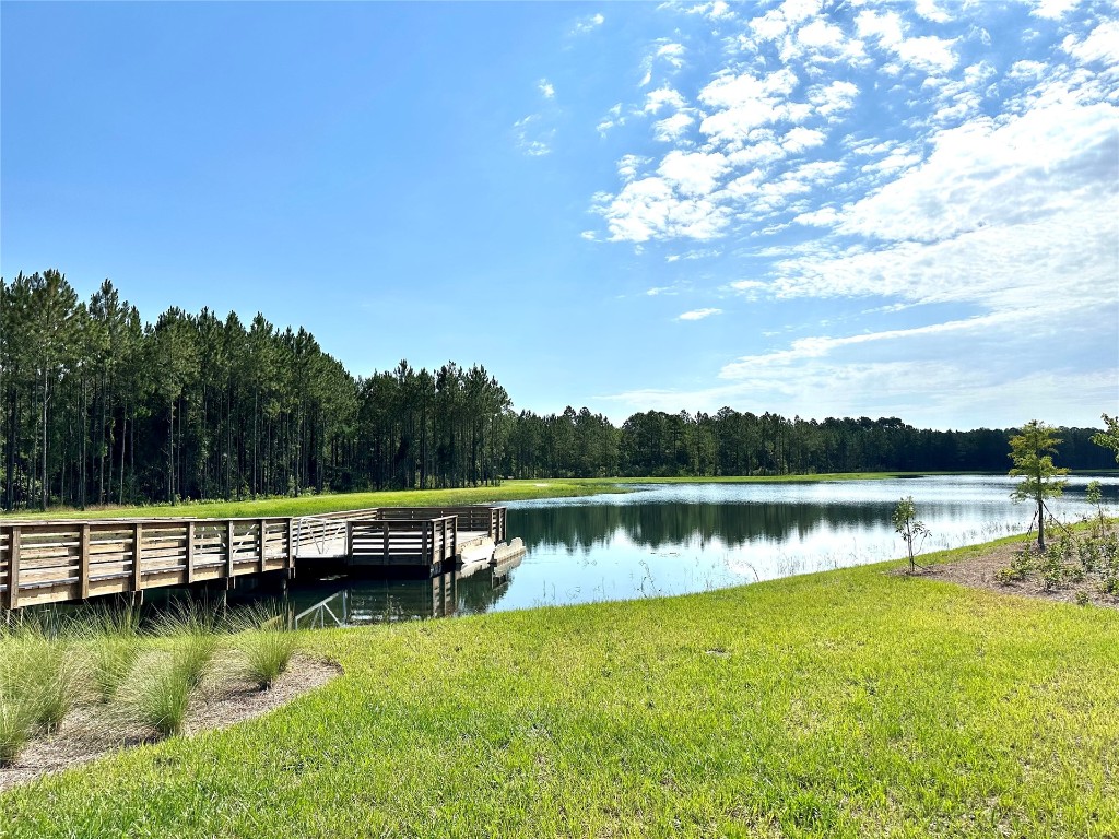 323 Sweetgum Street Yulee, FL 32097 - Photo 25 of 29 a view of a lake with boats and trees in the background