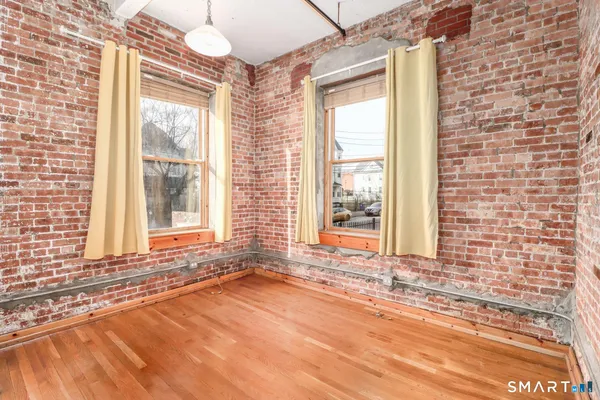 a view of a windows and a rug