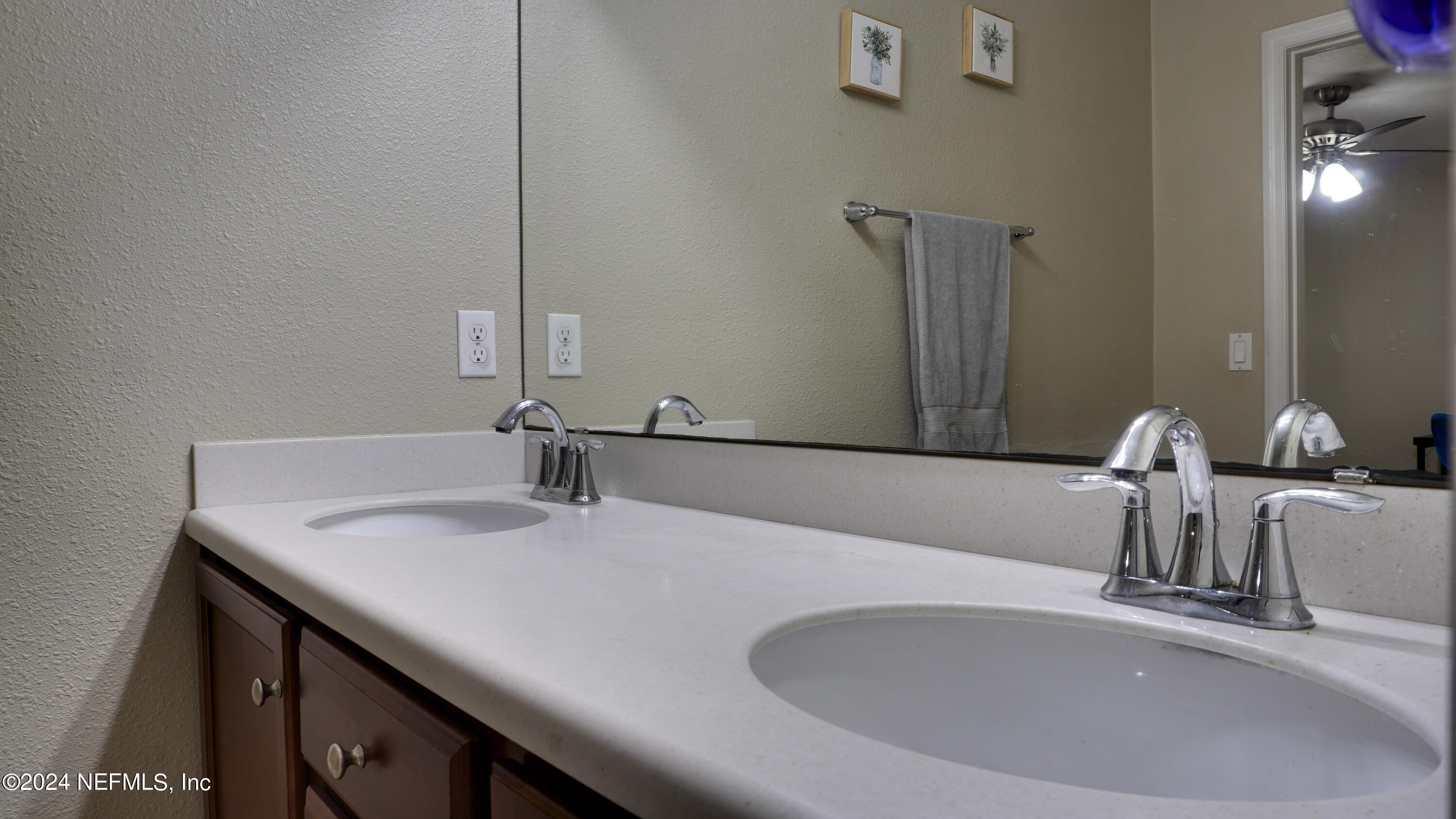 3838 Chasing Falls Road Orange Park, FL 32065 - Photo 13 of 33 a bathroom with a sink and a mirror