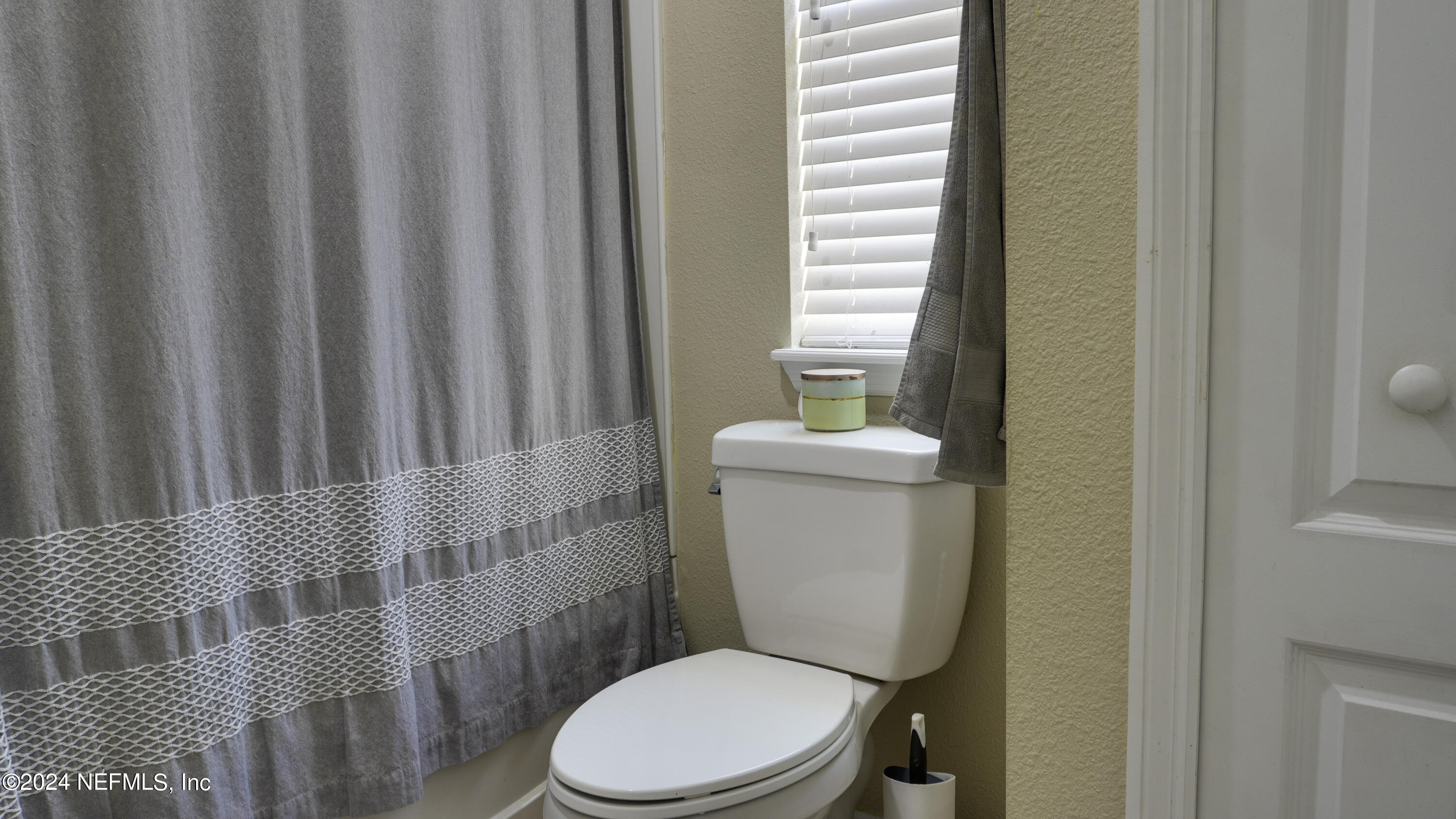 3838 Chasing Falls Road Orange Park, FL 32065 - Photo 15 of 33 a white toilet sitting next to a shower curtain