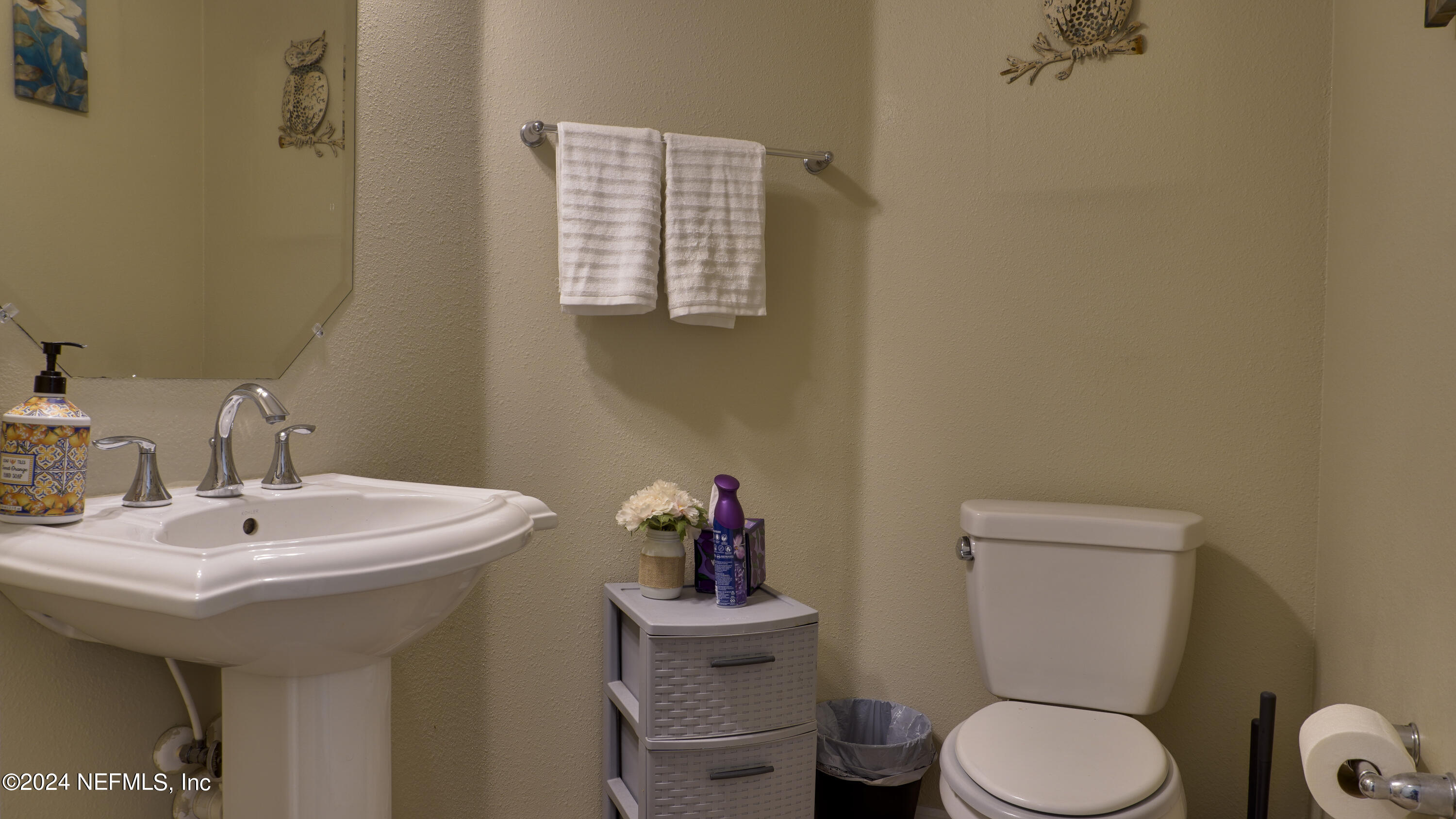 3838 Chasing Falls Road Orange Park, FL 32065 - Photo 6 of 33 a bathroom with a sink a toilet and a mirror