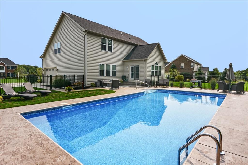 213 Taylor Ridge Lane Mars, PA 16046 - Photo 3 of 25 A tranquil, relaxing setting with a cozy seating area off of kitchen is great space to use for family dinners outside in the summer right in your own backyard!
