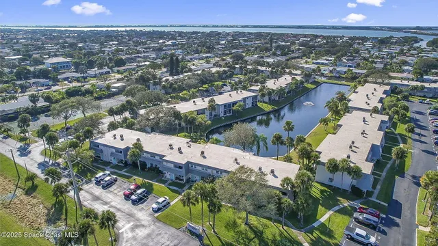 an aerial view of a city with lots of residential buildings
