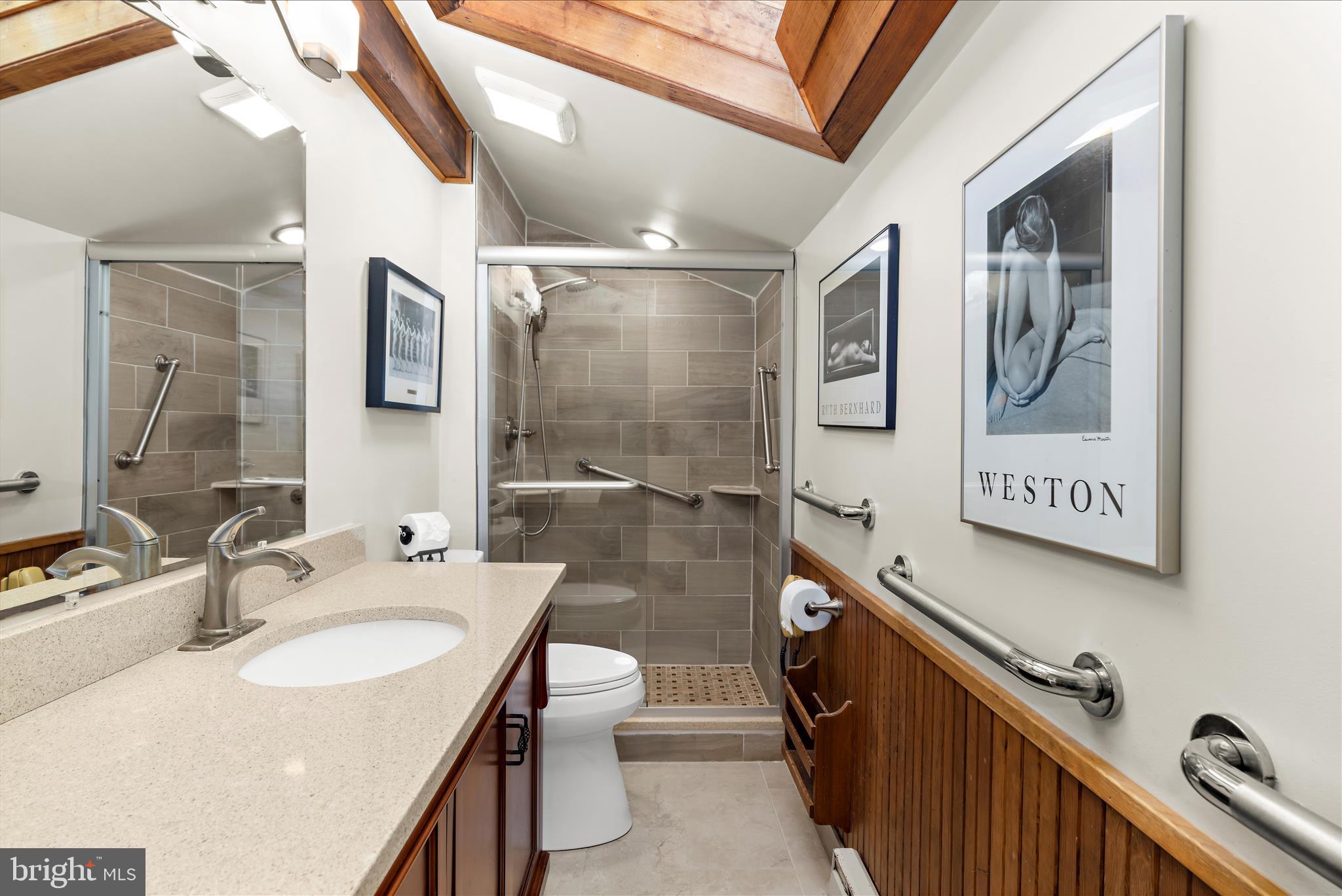 336 Epping Way Annapolis, MD 21401 - Photo 14 of 30 a bathroom with a sink a toilet a mirror and shower