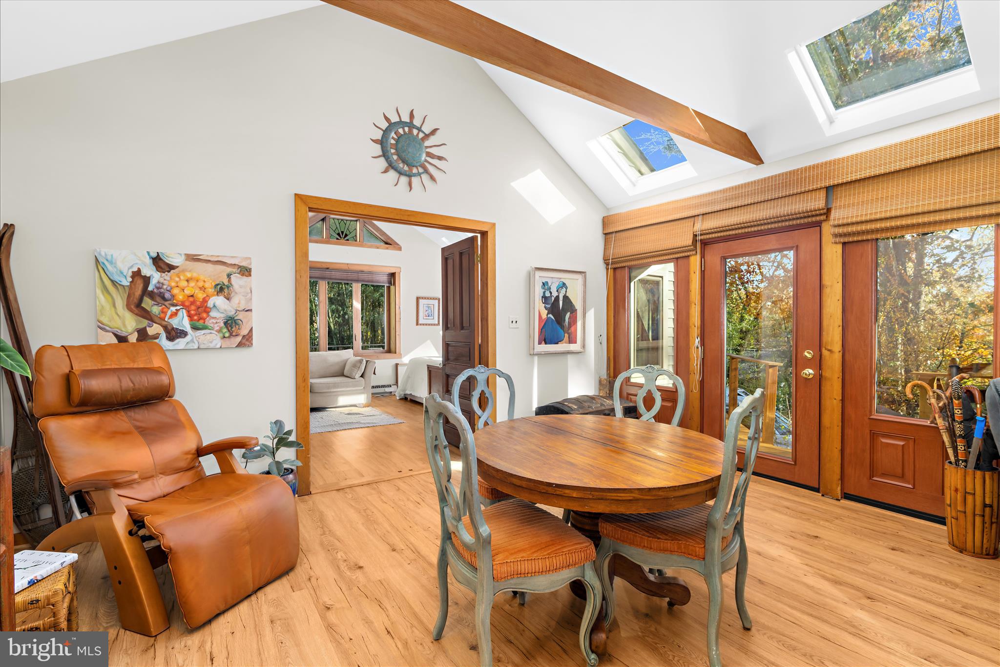 336 Epping Way Annapolis, MD 21401 - Photo 3 of 30 a dining room with furniture a chandelier and wooden floor