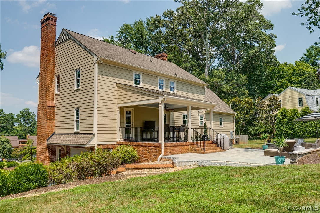 10685 Cherokee Road Richmond, VA 23235 - Photo 41 of 48 a view of a house with backyard porch and sitting area