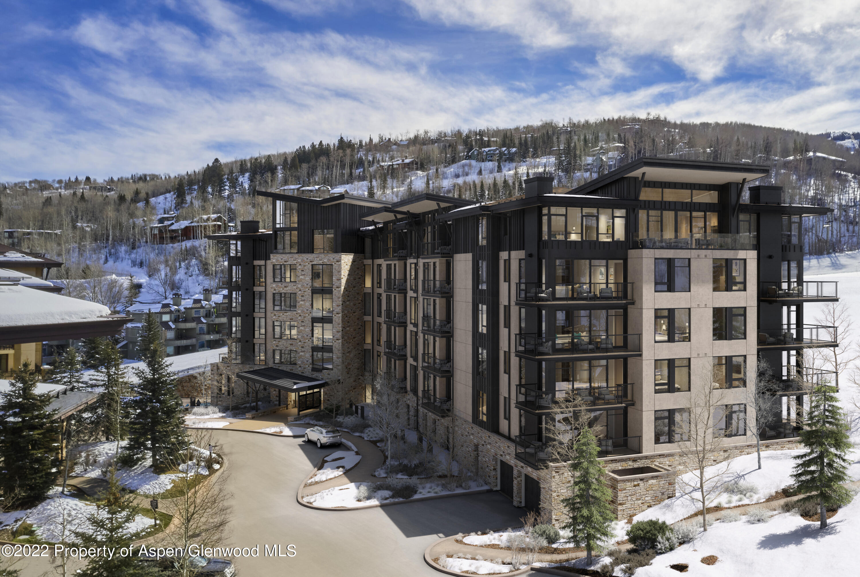 130 Wood Road, Unit 658 Snowmass Village, CO 81615 - Photo 4 of 7 a view of a city that has tall buildings