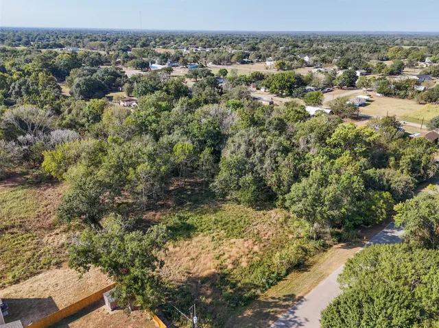 an aerial view of forest