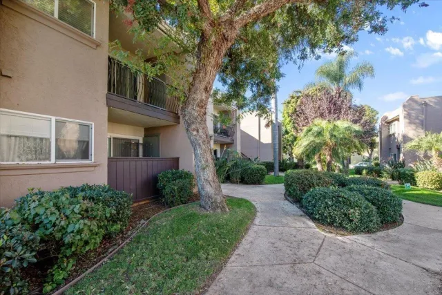 a view of a house with a garden