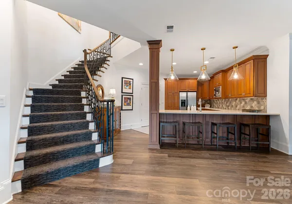 a view of entryway and hall