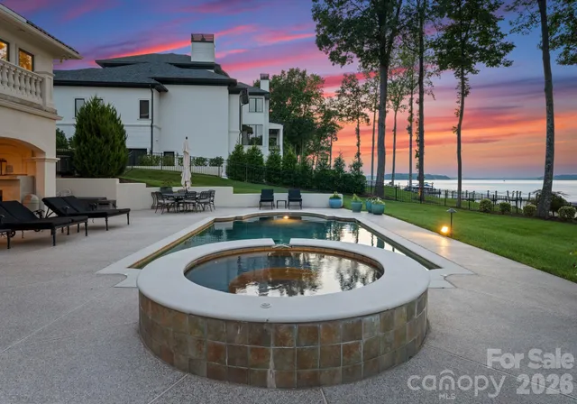 a view of outdoor space yard swimming pool and patio