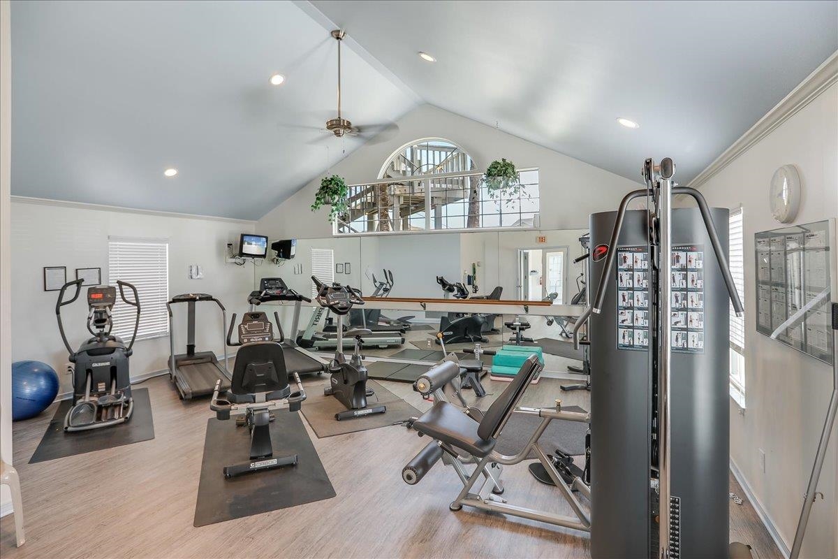100 North Lake Circle St. Augustine, FL 32084 - Photo 18 of 25 a view of a room with gym equipment