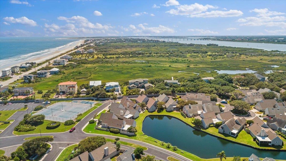 100 North Lake Circle St. Augustine, FL 32084 - Photo 25 of 25 an aerial view of residential houses with outdoor space and river view