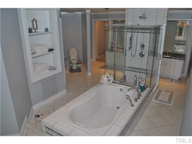 3601 Canter Lane Raleigh, NC 27604 - Photo 16 of 25 Master Spa with 10 Person Hot Tub, Self-Cleaning Jetted Tub, & Separate Shower