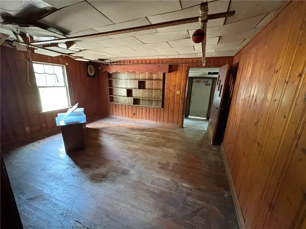 a view of an empty room