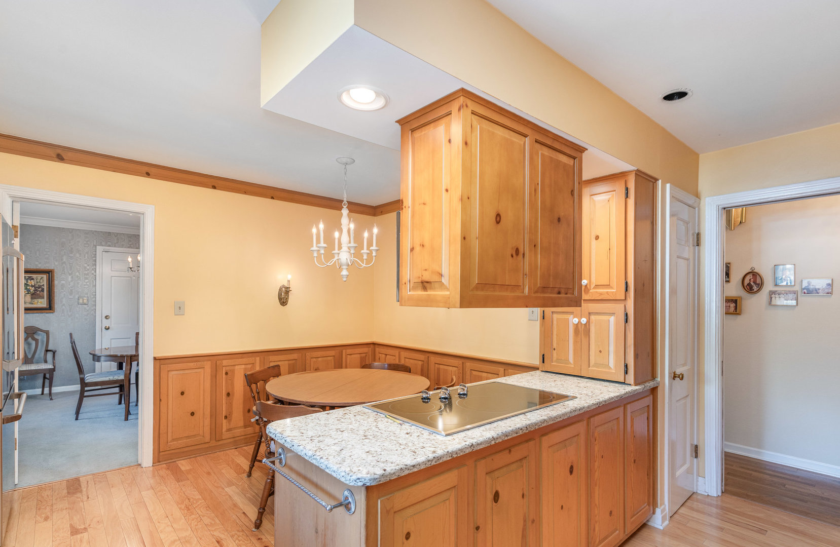1703 West Acres Road Joliet, IL 60435 - Photo 12 of 33 a bathroom with a granite countertop sink and a mirror