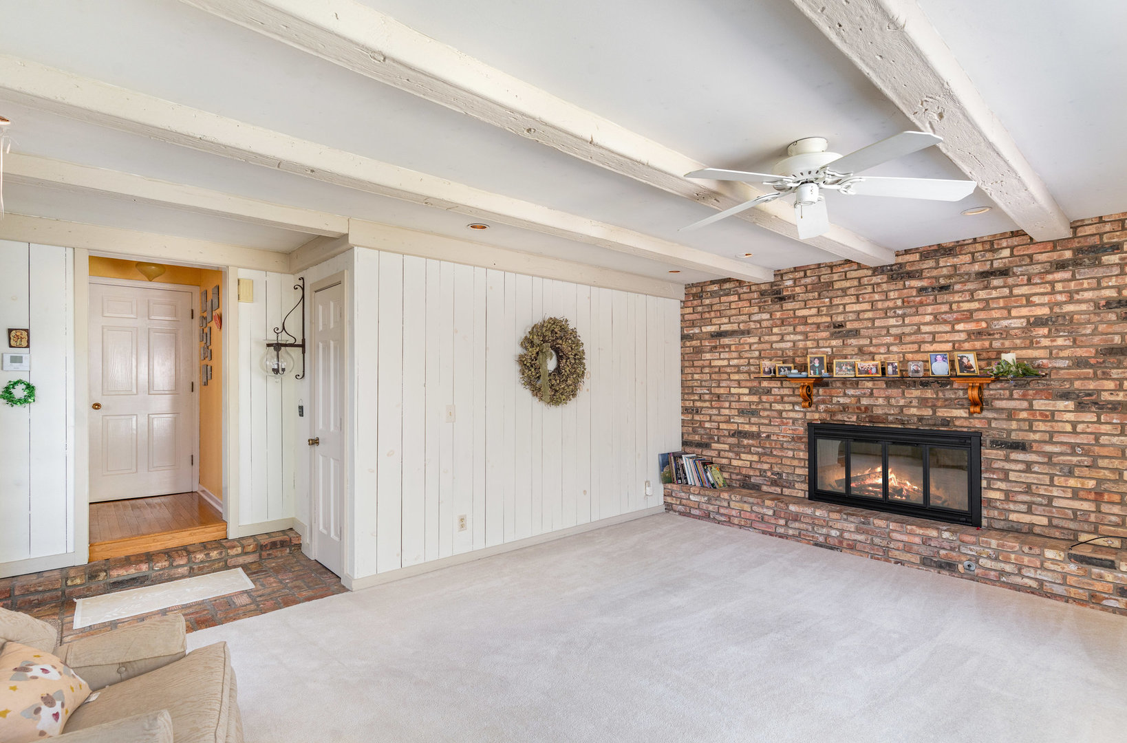 1703 West Acres Road Joliet, IL 60435 - Photo 14 of 33 a view of an empty room with fire place and a fireplace