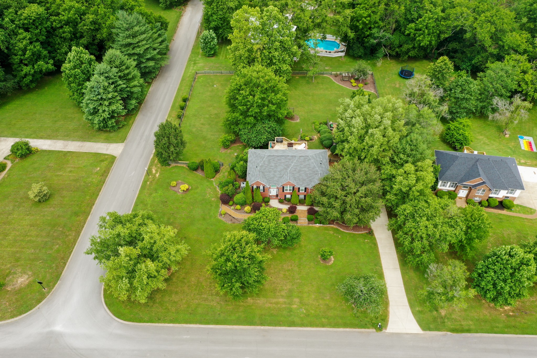 832 Rands Way Columbia, TN 38401 - Photo 2 of 49 an aerial view of a residential houses with outdoor space and trees all around