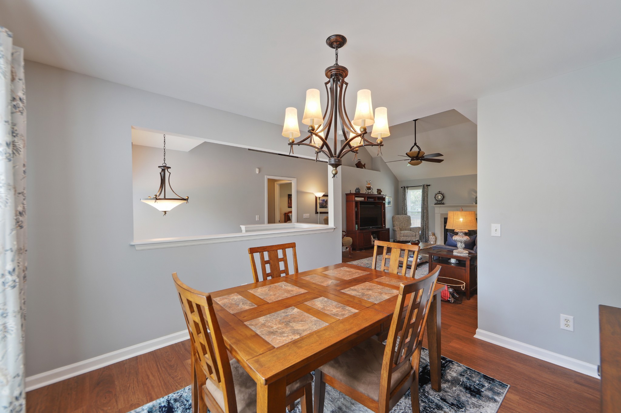 832 Rands Way Columbia, TN 38401 - Photo 13 of 49 a view of a dining room with furniture and a chandelier