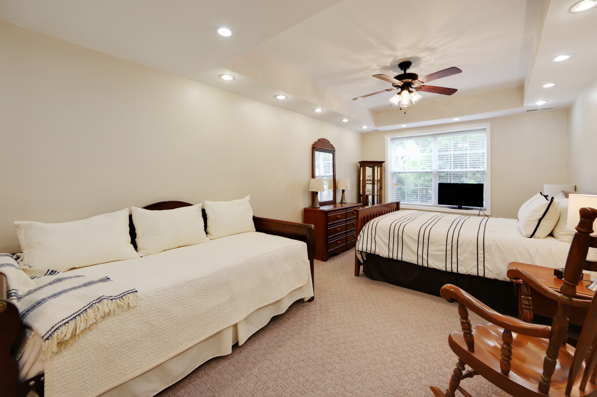 832 Rands Way Columbia, TN 38401 - Photo 35 of 49 a bedroom with bed and a chandelier