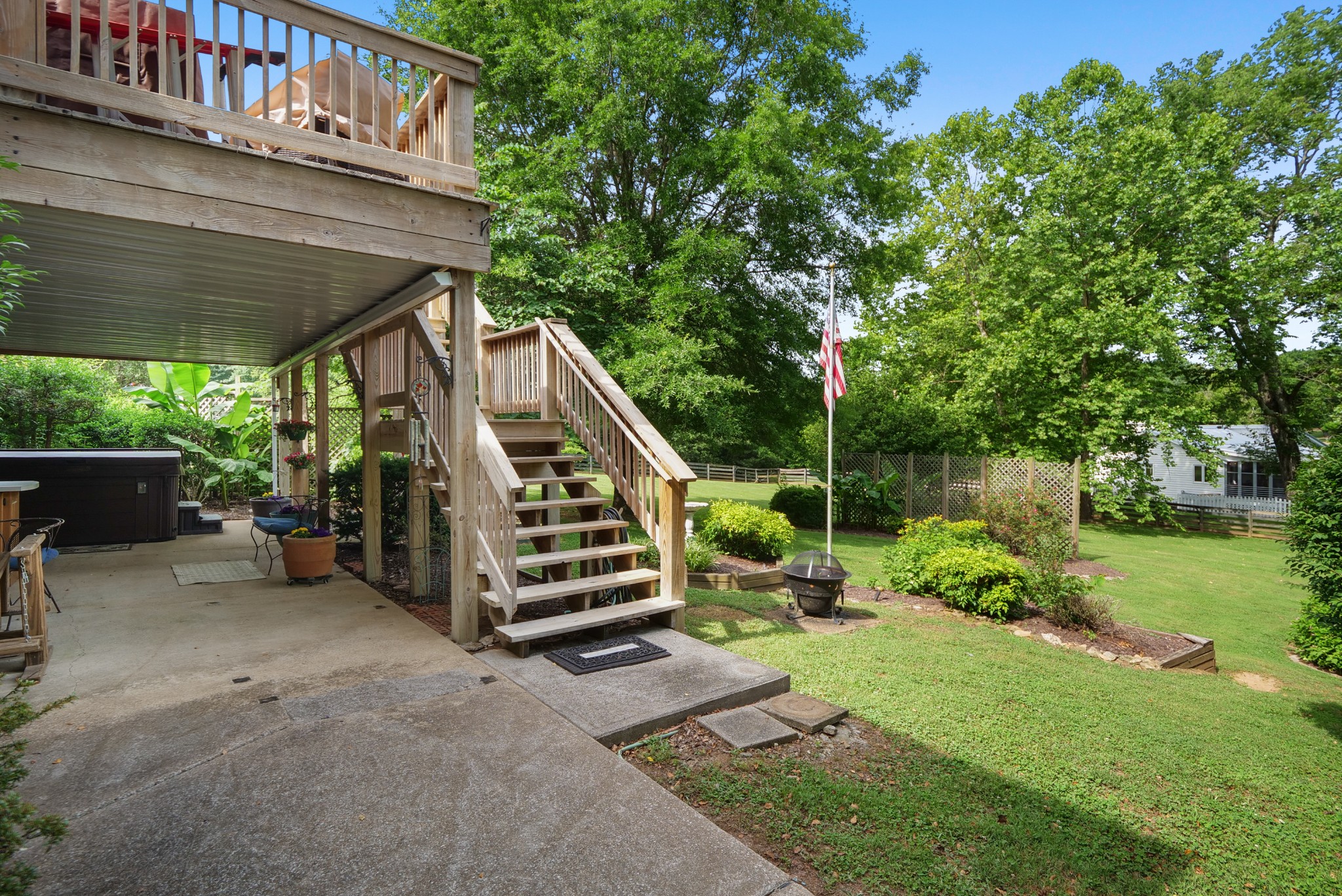 832 Rands Way Columbia, TN 38401 - Photo 45 of 49 a view of a chair and table in backyard of the house