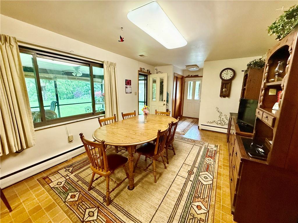 320 Saxonburg Road Butler, PA 16002 - Photo 11 of 36 a view of a dining room with furniture window and wooden floor